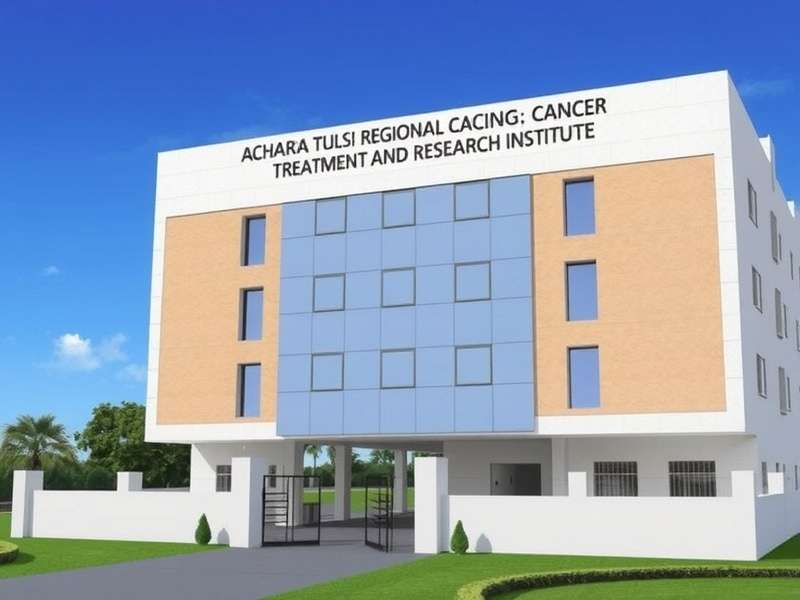 Acharya Tulsi Cancer Institute building facade